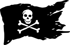 Jolly Roger - universal symbol of a pirate